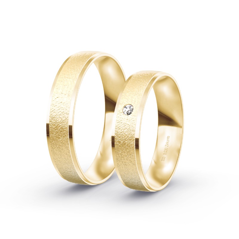 2 Trauringe / Eheringe Gelbgold - Modell 1648 Rödental