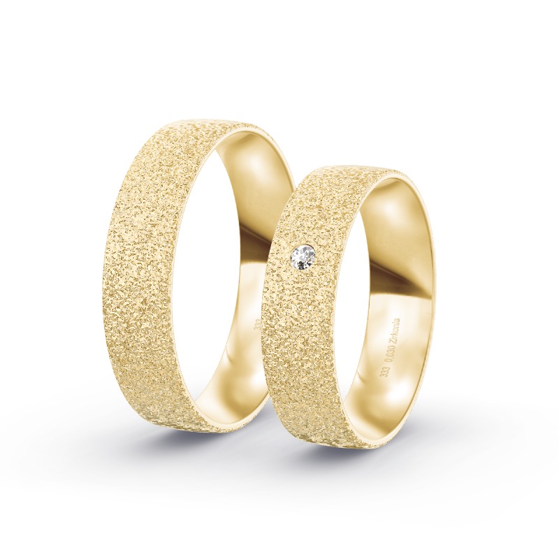 2 Eheringe / Partnerringe Gelbgold Modell 2056 Fürstenfeld